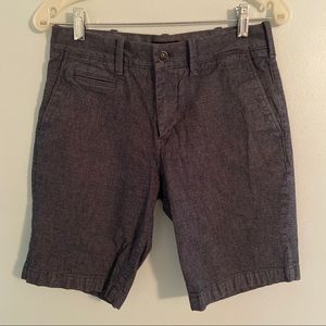 express blue flat front chino shorts - waist 28"